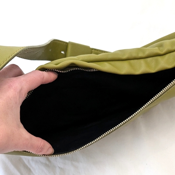 Proenza Schouler White Label Stanton Leather Sling Bag in Moss - Picture 9 of 13